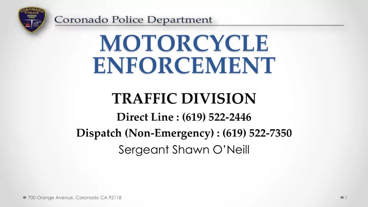 enforcement