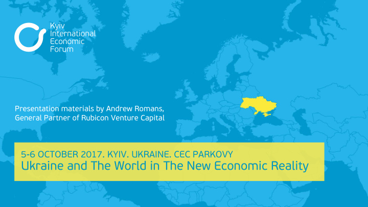 ukraine and the world in the new economic reality masters