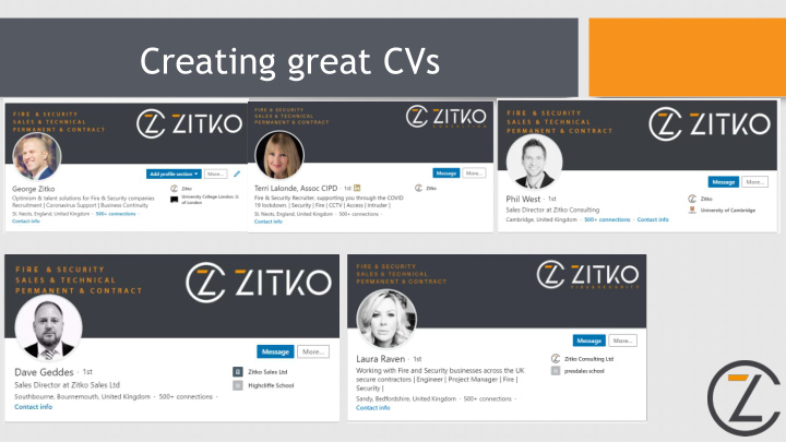 creating great cvs