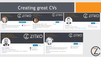 Creating great CVs  Key Statistics  Introduction  Company formed in 2010  100% year on year