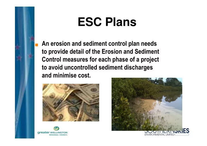 esc plans