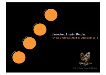 Overview of Presentation  !&quot;#$%&amp;'()*+$,-)./#0$1'#)(-./$2#3*4/$1'-0.)#'