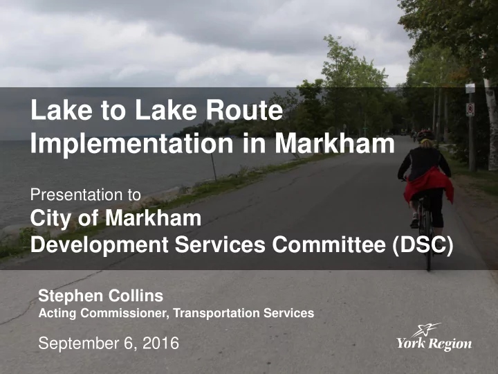 lake to lake route