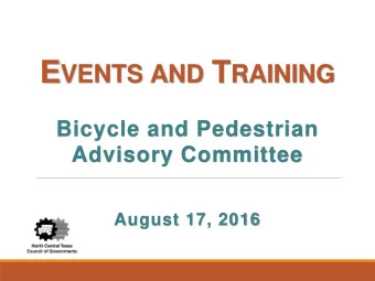 TxDOT  Local Government Project Procedures  (LGPP) Training Opportunities  The LGPP Qualification