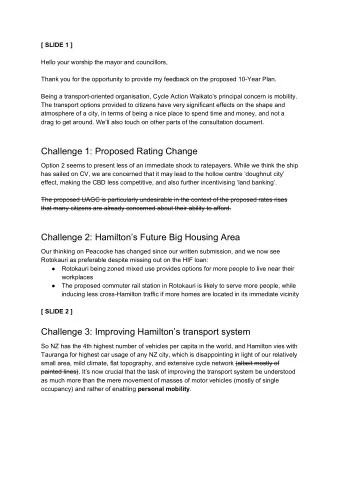 Challenge 1: Proposed Rating Change  Option 2 seems to present less of an immediate shock to