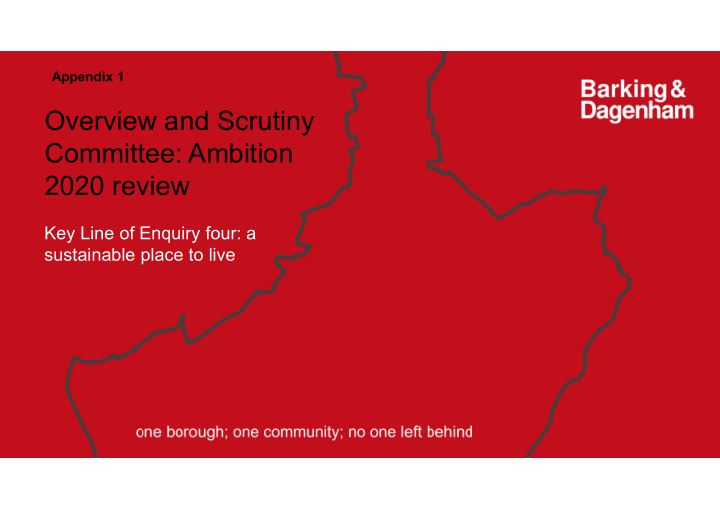 overview and scrutiny committee ambition 2020 review