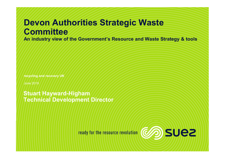 devon authorities strategic waste committee
