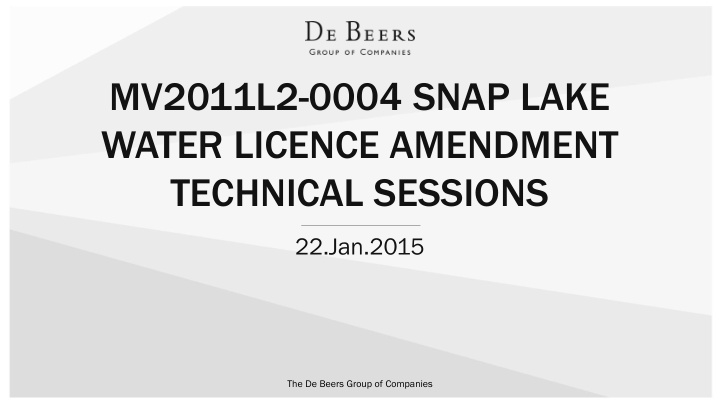 water licence amendment