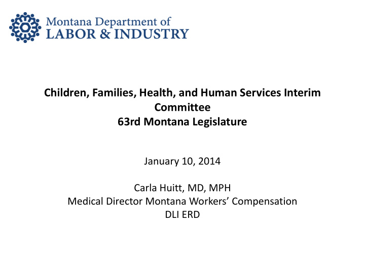 children families health and human services interim