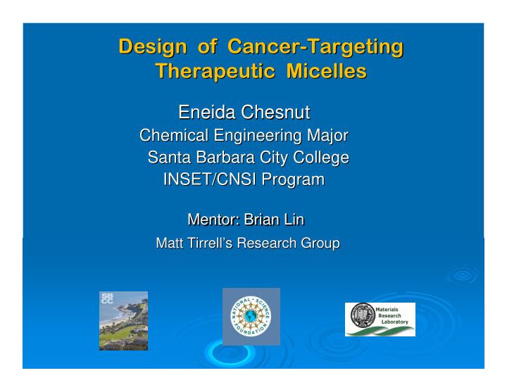 design of cancer targeting targeting design of cancer
