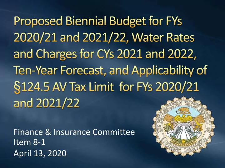 finance amp insurance committee item 8 1 april 13 2020