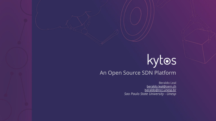 an open source sdn platform