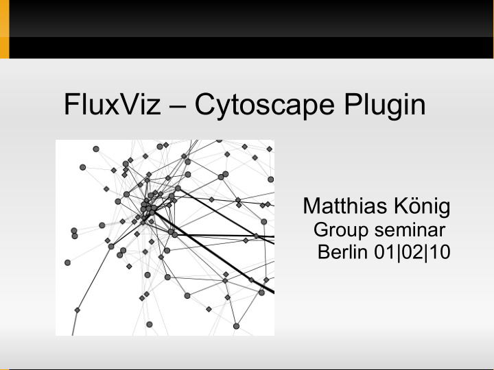 fluxviz cytoscape plugin