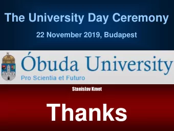 Thanks  Honourable Rector Magnificus, Honourable  Deans Spectabilities, Honorabilities, Dear