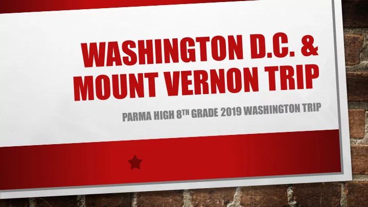 washington amp mount vernon