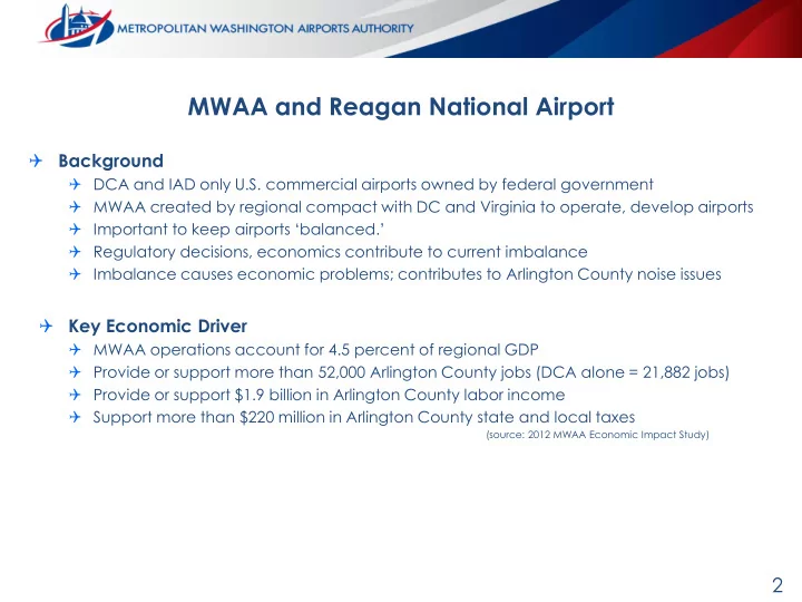 mwaa and reagan national airport