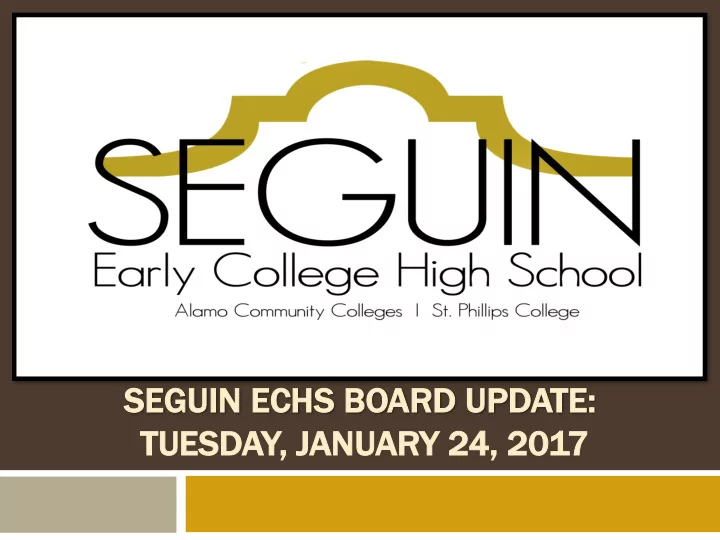 seguin e echs b board u update tuesday j january 2 24 2