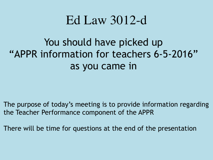 ed law 3012 d