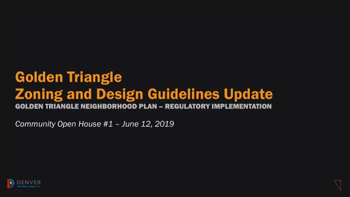 zoning and design guidelines update
