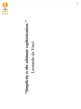 Simplicity is the ultimate sophistication.&quot;  Leonardo da Vinci  What does South-South mean?