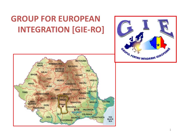 group for european integration gie ro