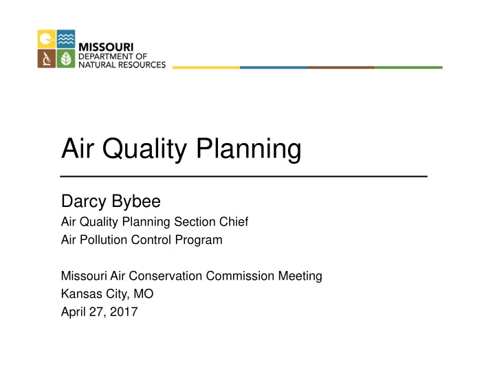 air quality planning