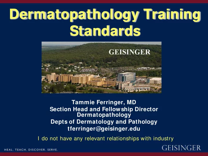 dermatopathology training