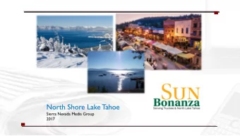 Add Logo  North Shore Lake Tahoe  Here  Sierra Nevada Media Group  2017  Why?  Were a business: