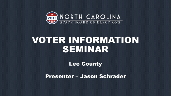 voter information