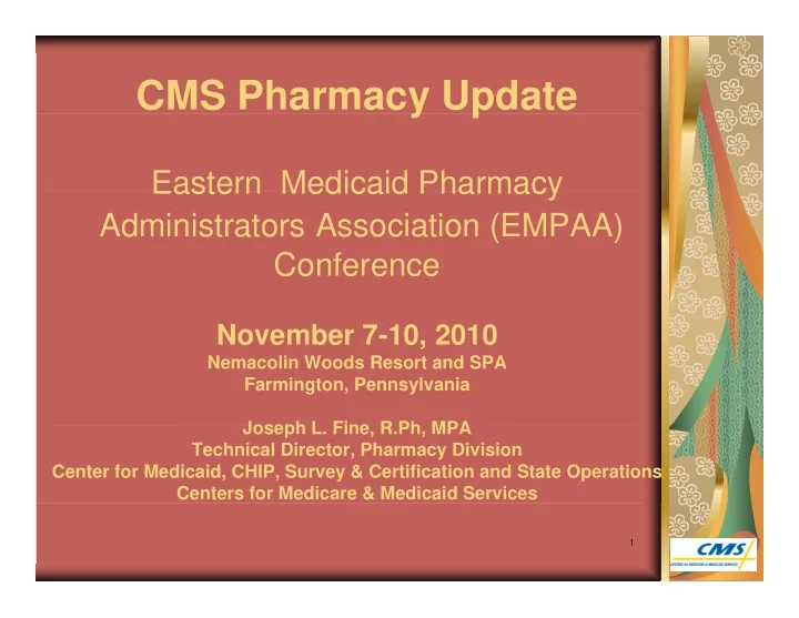 cms pharmacy update y p
