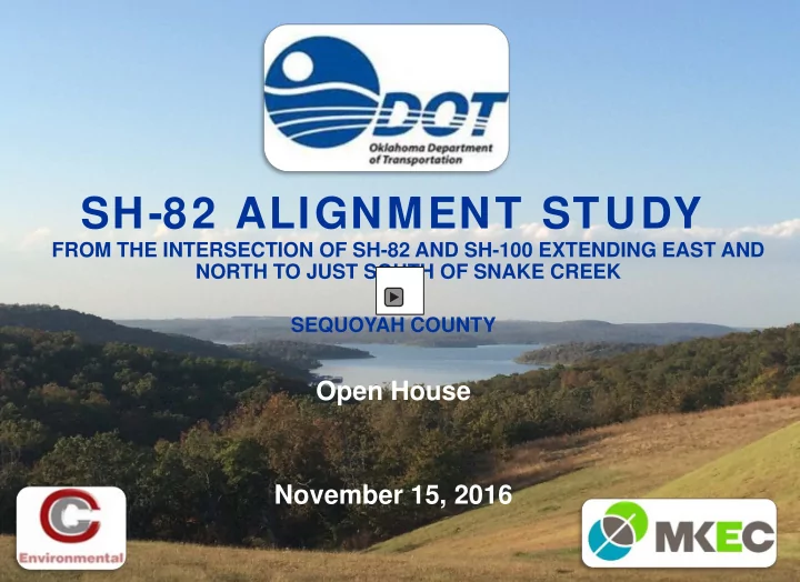 sh 82 alignment study