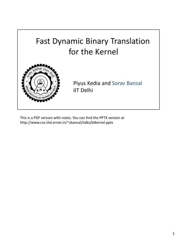 this is a pdf version with notes you can find the pptx