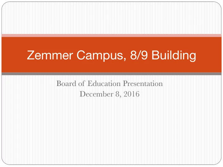 zemmer campus 8 9 building