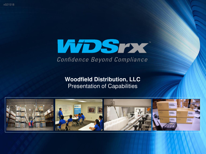 woodfield distribution llc presentation of capabilities