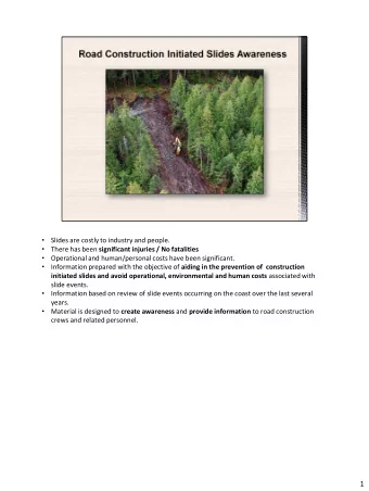 1  2  3  Outcomes will be shared and used across the industry to create a more  uniformed