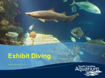 Exhibit Diving  Revised  December 5, 2012  Arnold Postell  Senior Biologist / Dive Safety Officer