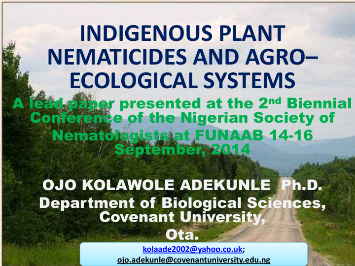 nematicides and agro