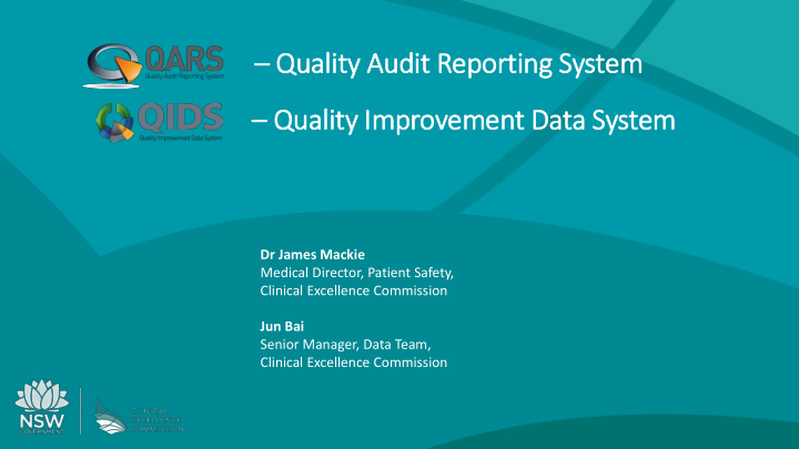 quality audit reporting system quality im improvement