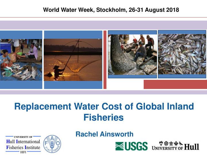 replacement water cost of global inland fisheries