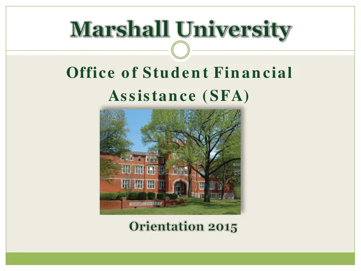 office o f student financial assistance sfa how do i view