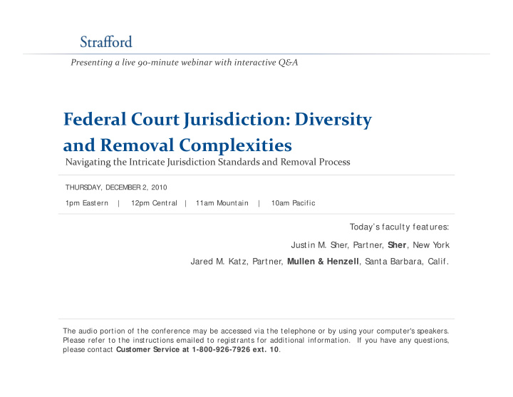 federal court jurisdiction diversity federal court