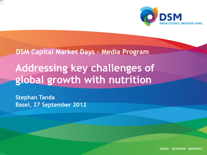 global growth with nutrition