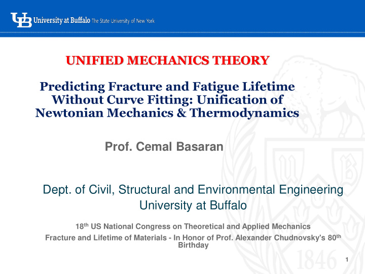 predicting fracture and fatigue lifetime