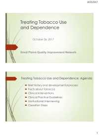 treating tobacco use and dependence