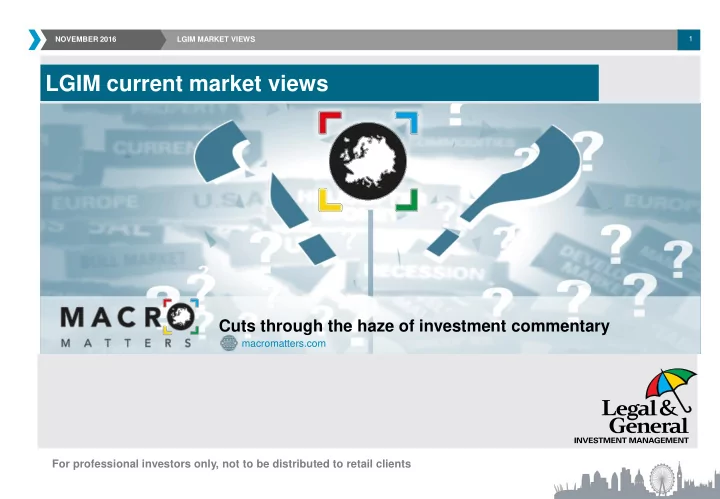 lgim current market views