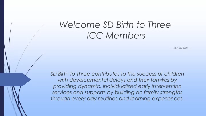 welcome sd birth to three icc members