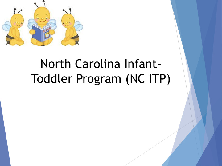 toddler program nc itp objectives take aways