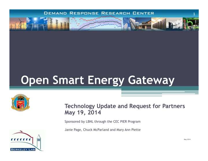 open smart energy gateway