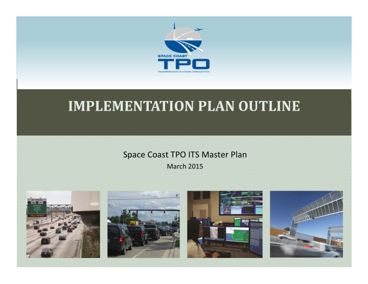 implementation plan outline