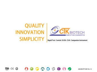 Our Mission  3  Company Milestones  5  CTK Insight  6  Our Keys to Success  10 What s New in